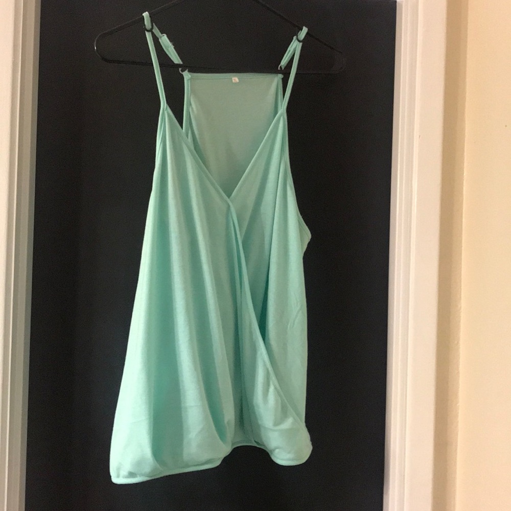 Turquoise tank top